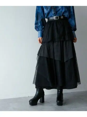 HARE 이소자이 MIX 캉캉 스커트