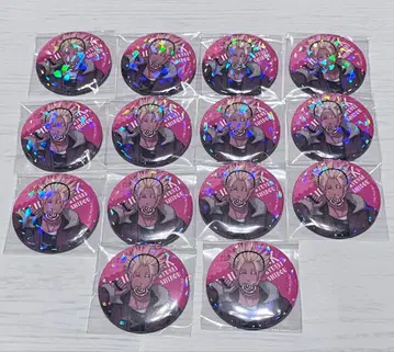 사기리 류세이 구운 빵과 테이크아웃 드링크 캔뱃지 14개 블루 록