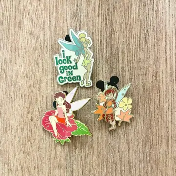 플로리다 디즈니월드 팅커벨 핀 배지 세트