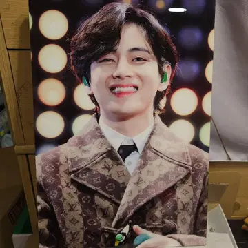 BTS 태태 마스터 액자 A3