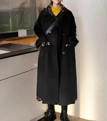 두꺼운 원단 코트 L 사이즈