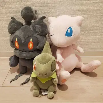 [ 메루카리 시 한정판 ] 포켓몬 봉제 인형 3개 세트 (뮤우)