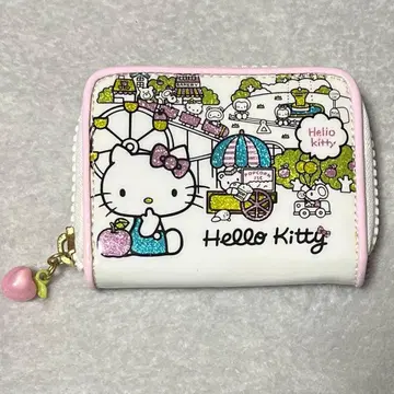 헬로키티 지갑 코인 퍼스 카드 케이스 카드 홀더 반짝이 라메