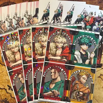 최강 점프 1월호 부록 히로아카 나의 히어로 아카데미아 4세트