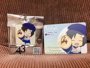 나츠메 우인장 부착형 아크릴 키링 크레이프 ver. 타누마