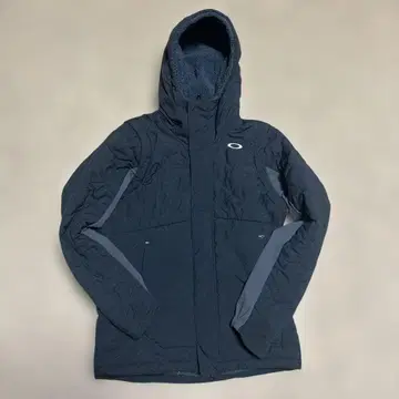 Oakley 네이비 퀼팅 자켓 후드 부착