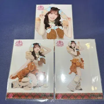 AKB48 무토 린 멤버 리퀘스트 동경의 의상 랜덤 브로마이드 3종 세트