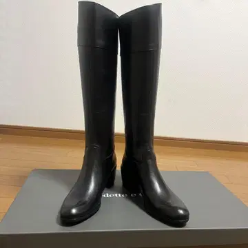 [ 새상품 미사용 ] Odette e odile 블랙 롱 부츠 24cm