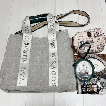 도쿄 디즈니 씨 미라코스타 토트백 코인 케이스 파우치 덤 포함