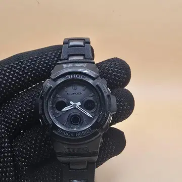 G-SHOCK 블랙 아날로그 손목시계