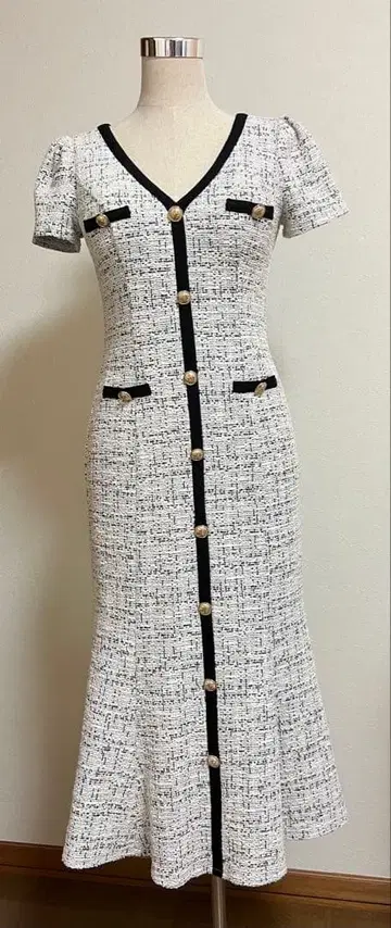 라운지 드레스 캐바 원피스