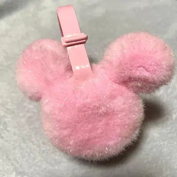 도쿄 디즈니 리조트 미키 핑크 라메 귀도리 반짝반짝