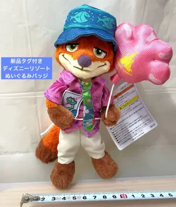 닉 주토피아 디즈니 리조트 인형 배지
