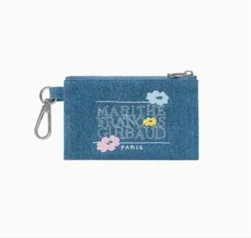 DAISY x MARITHE DENIM CARD WALLET blue