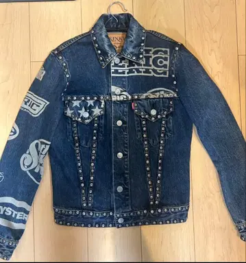 [ 레어 ] HYSTERIC GLAMOUR 데님 자켓 G 아메카지