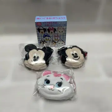 디즈니 스토어 시크릿 봉제 인형 미니백 미키 x 2 마리 x 1