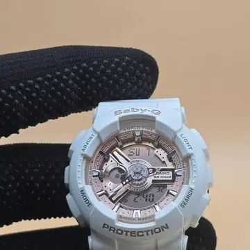 베이비-G 화이트 손목시계