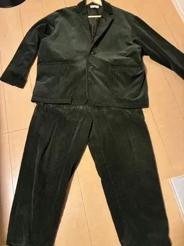 FREAK'S STORE 코듀로이 셋업 M 사이즈 다크 그린