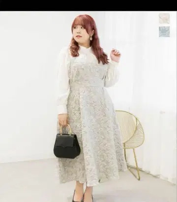 CLETTE 오리지널 마틀라세 꽃무늬 도킹 원피스