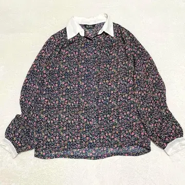 NEO 모리걸 꽃무늬 블라우스 쇼와 레트로 아틀리에 인형 바이컬러 그런지