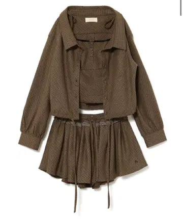 andmary 루이스 체크 세트업 정품