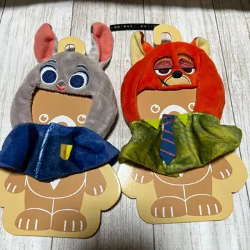 주토피아 닉 주디 유니베어시티 봉제 인형 코스튬 판초