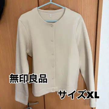 무인양품 노카라 자켓 XL 베이지 아우터