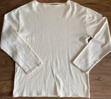 SAINT JAMES 세인트 제임스 아이보리 긴팔 T셔츠 T6