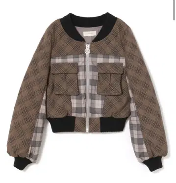 Coco check jacket 앤드마리 andmary 베이지