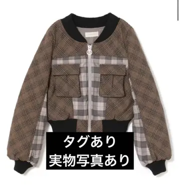 Coco check jacket 앤드마리 andmary 베이지