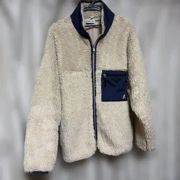 베이지 플리스 자켓