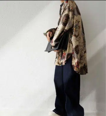 앤티크 오버 사이즈 셔츠 긴팔