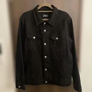 ZARA 데님 자켓 블랙 L 사이즈