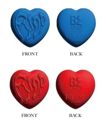 B'z LIVE-GYM 2025 FYOP 릴렉세이션 하트 빨파 세트