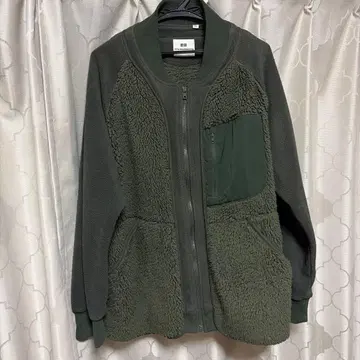 UNIQLO 화이트 마운티니어링 플리스 자켓 S