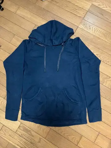 더리즈 디럭스웨어 맨투맨 후가공 후드티 네이비 39 M