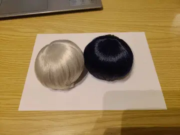 1/4 인형 가발 7-8인치 2개 숏 msd sdm