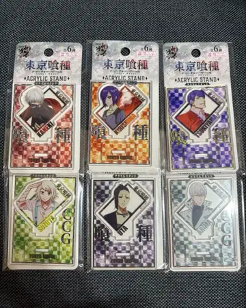 도쿄 구울 아크릴 스탠드 세리아 전 6종 컴프 카네키 구울