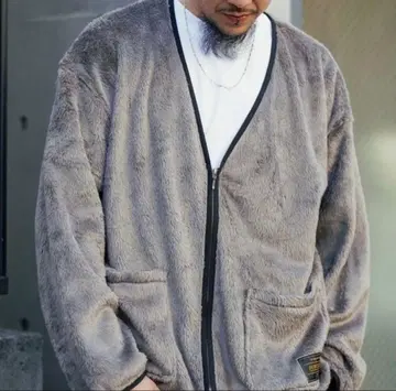 Subciety 플리스 지퍼 가디건