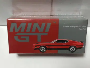 MINI GT 1/64 포드 머스탱 마하1 1971 레이스 레드