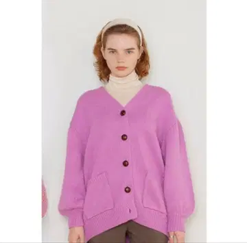 시루무린 니트 가디건