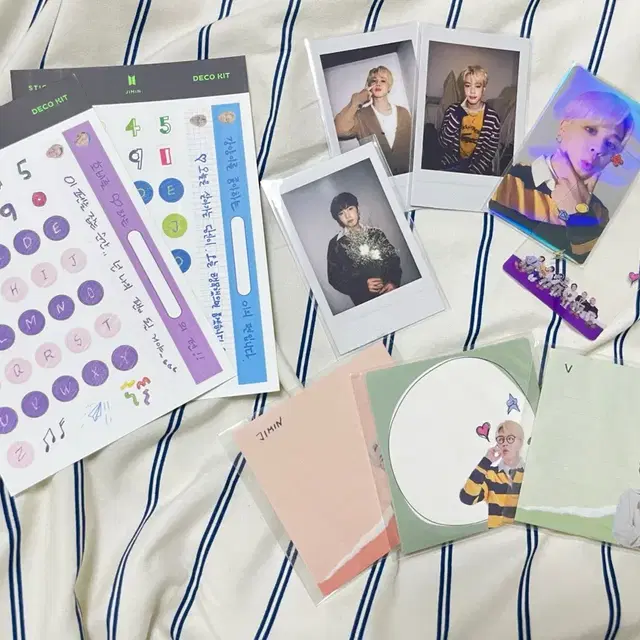 급처 지민포카 양도 방탄데코키트 지민일괄