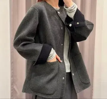 ESTNATION 리버서블 숏코트