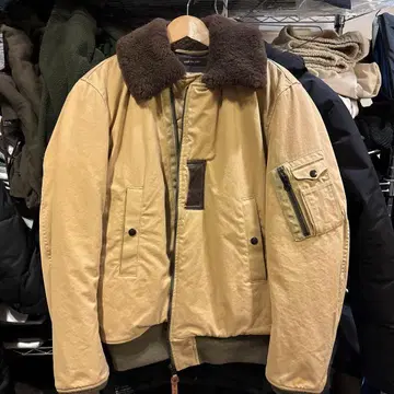 빔즈 별주 플라이트 자켓 B-15 베이지 XL