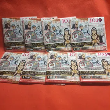 [ 미개봉품 ] 죠죠 5부 황금의 바람 암살팀 아크릴 마그넷 8개