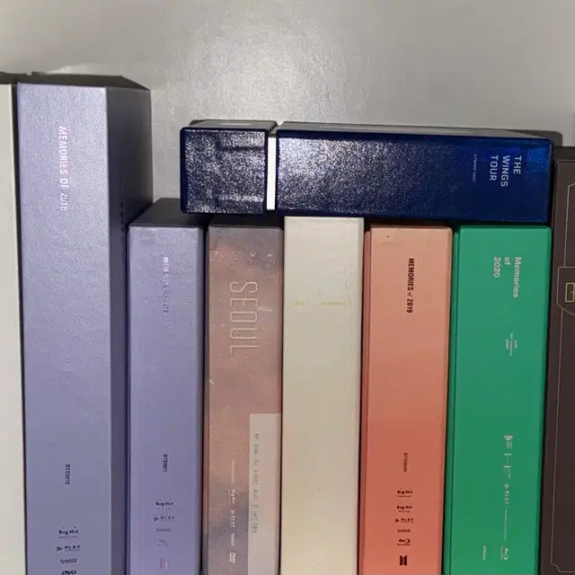 방탄 bts dvd 디비디 메모리즈 매직샵 윙즈 머스터 17 18 19