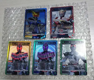 유니온 아레나 가면라이더 vol.2 SR 4종 총 5장 세트