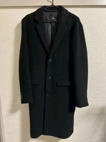 HARE 체스터 코트 블랙 S 사이즈