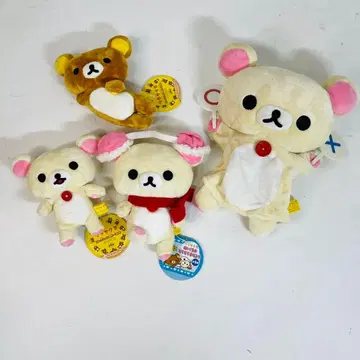 리락쿠마 코리락쿠마 봉제 인형 세트