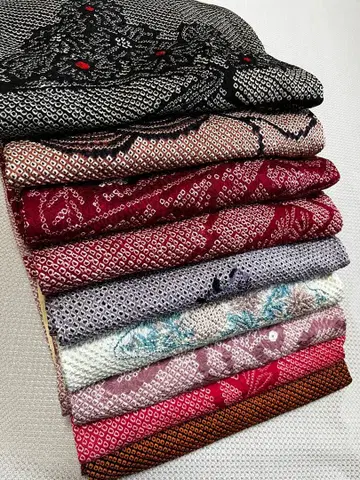 기모노 리메이크용 총조임 겉옷 9장 세트 묶음 판매 S-1